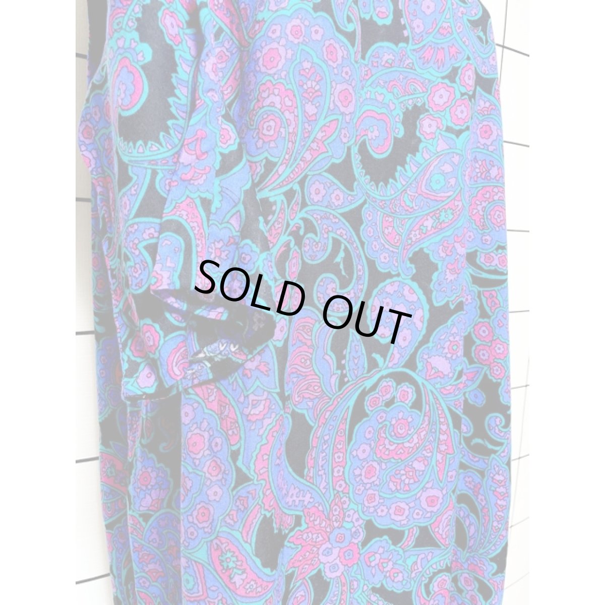 画像7: レトロサイケ TALON アメリカ古着 ヴィンテージワンピース (7)