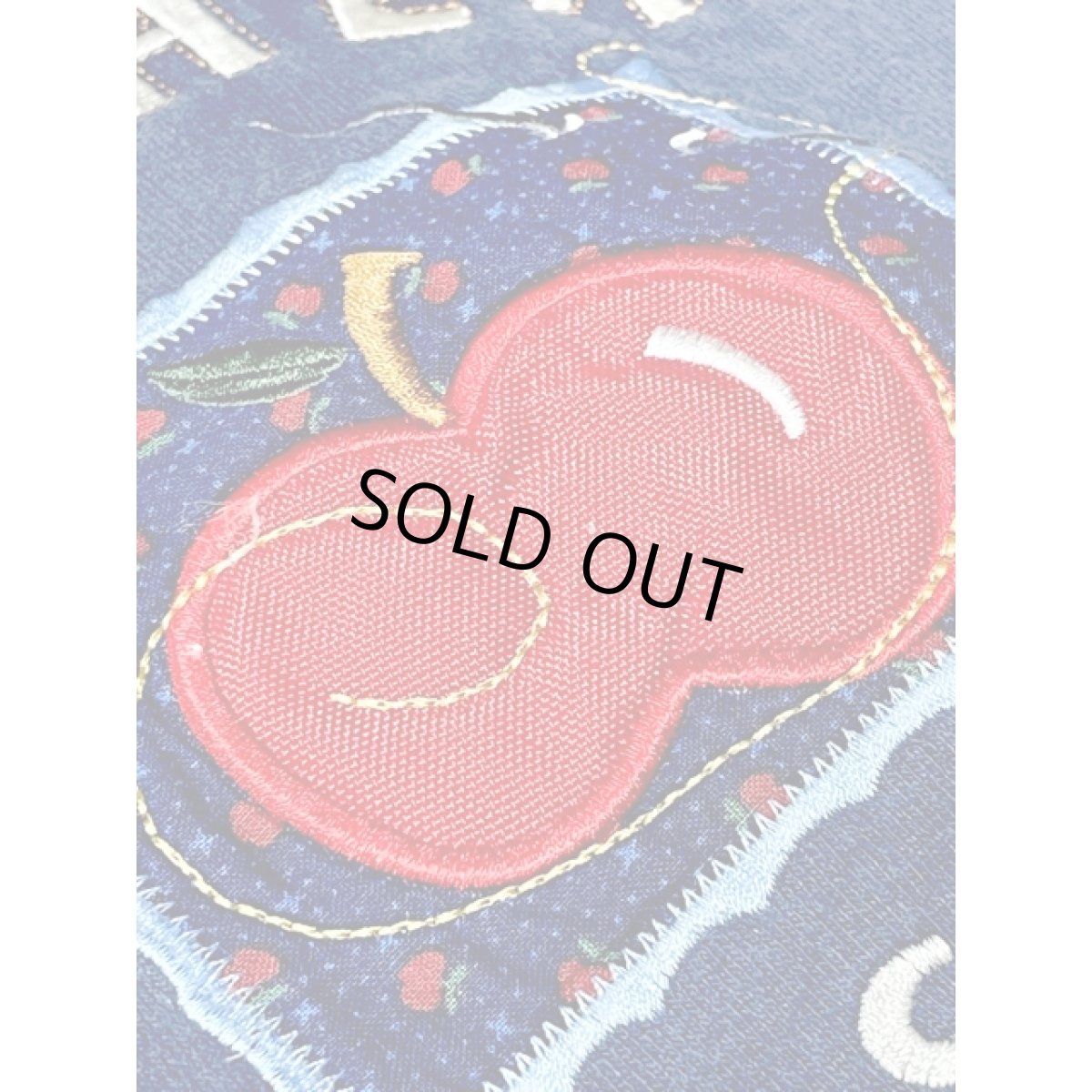 画像10: アップル 英字 刺繍 ネイビー レトロ Mexico 古着 ヴィンテージスウェット (10)