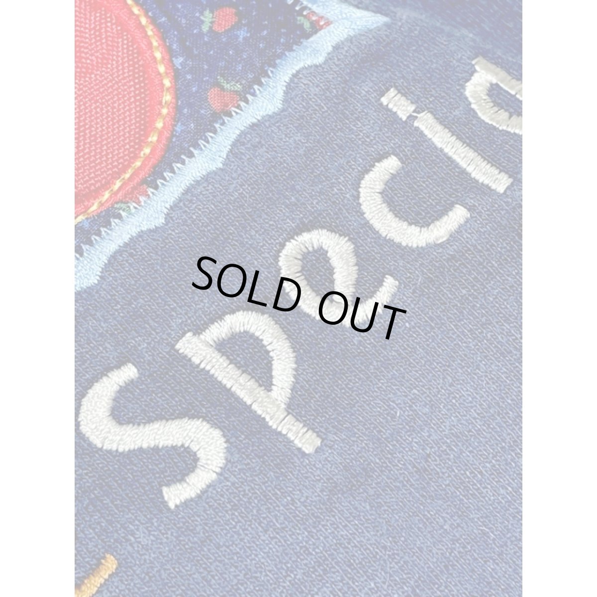 画像11: アップル 英字 刺繍 ネイビー レトロ Mexico 古着 ヴィンテージスウェット (11)