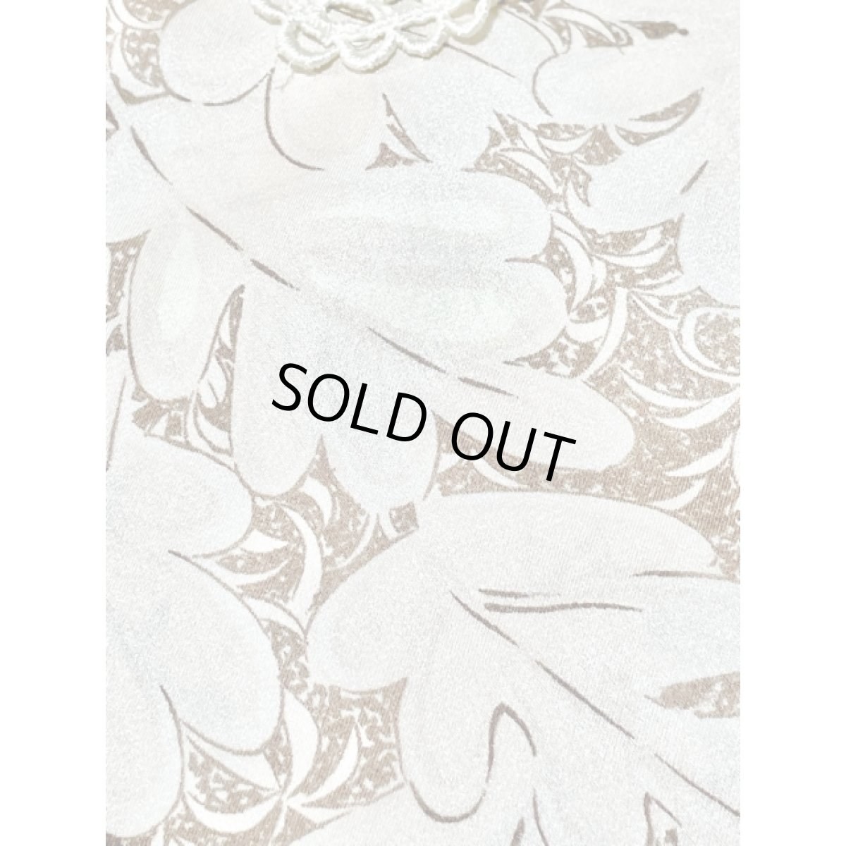 画像11: レース襟 後ろボタン レトロ シャツ 長袖 アメリカ古着 ヴィンテージブラウス (11)