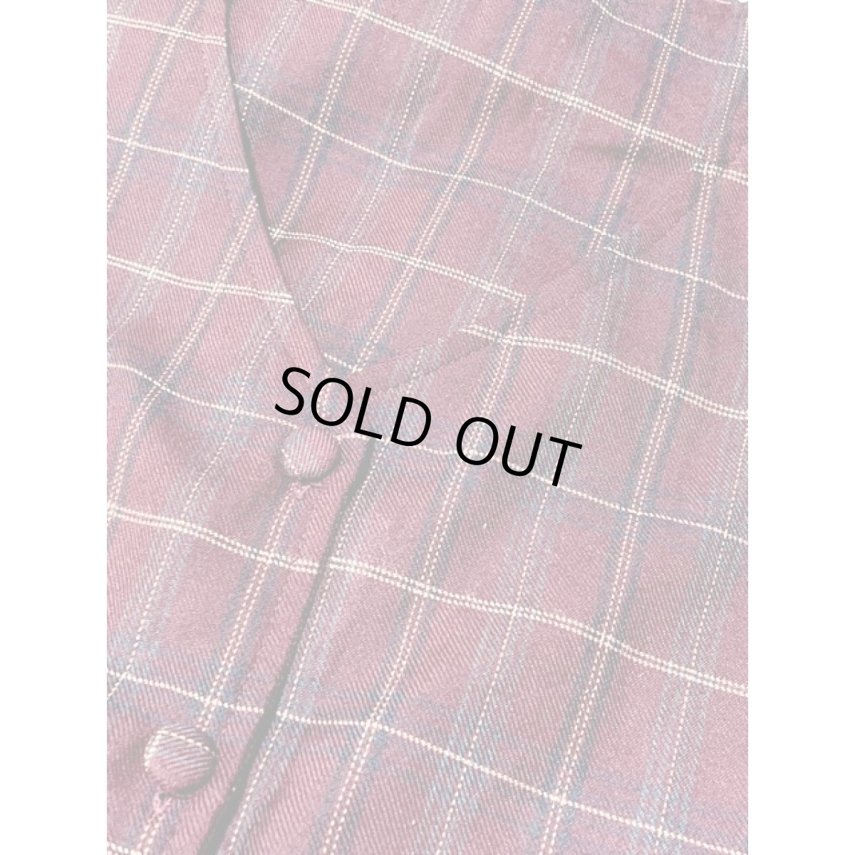 画像10: チェック柄 前開き レトロ アメリカ古着 ノースリーブ ヴィンテージワンピース (10)