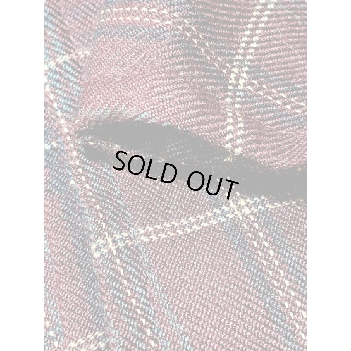 画像11: チェック柄 前開き レトロ アメリカ古着 ノースリーブ ヴィンテージワンピース (11)