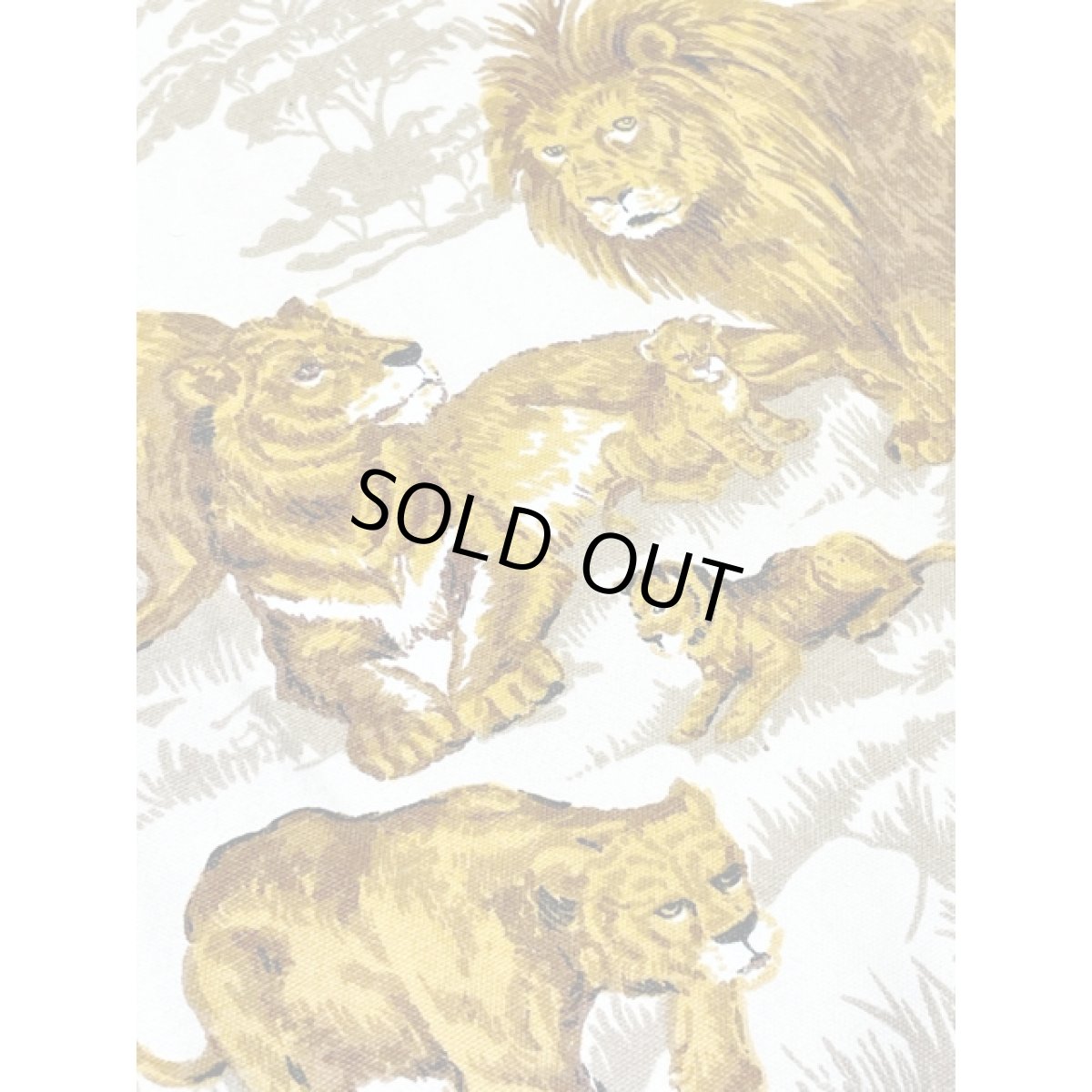 画像8: ライオン キリン ゾウ  アニマル柄 レトロ アメリカ古着 ヴィンテージロングスカート (8)