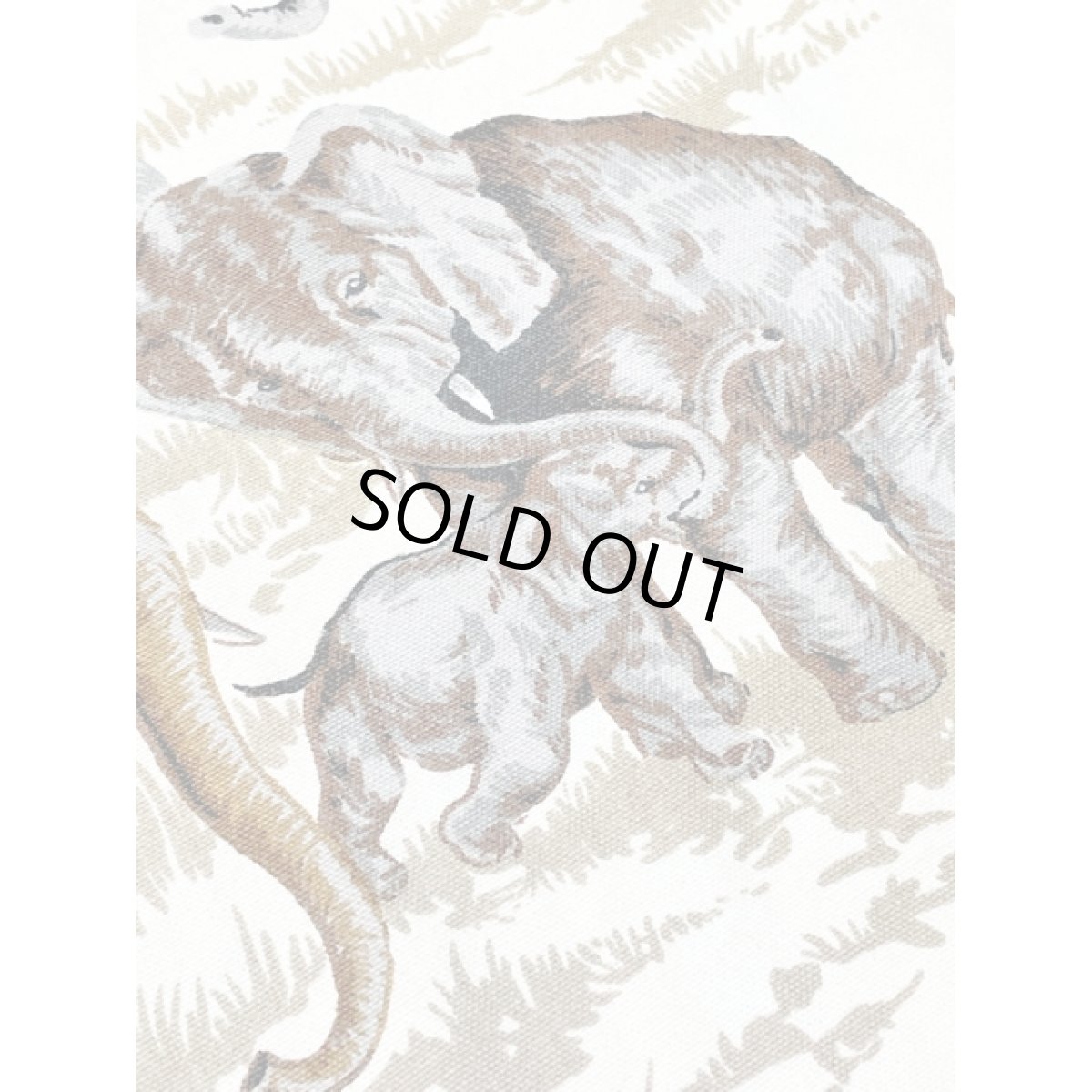 画像12: ライオン キリン ゾウ  アニマル柄 レトロ アメリカ古着 ヴィンテージロングスカート (12)