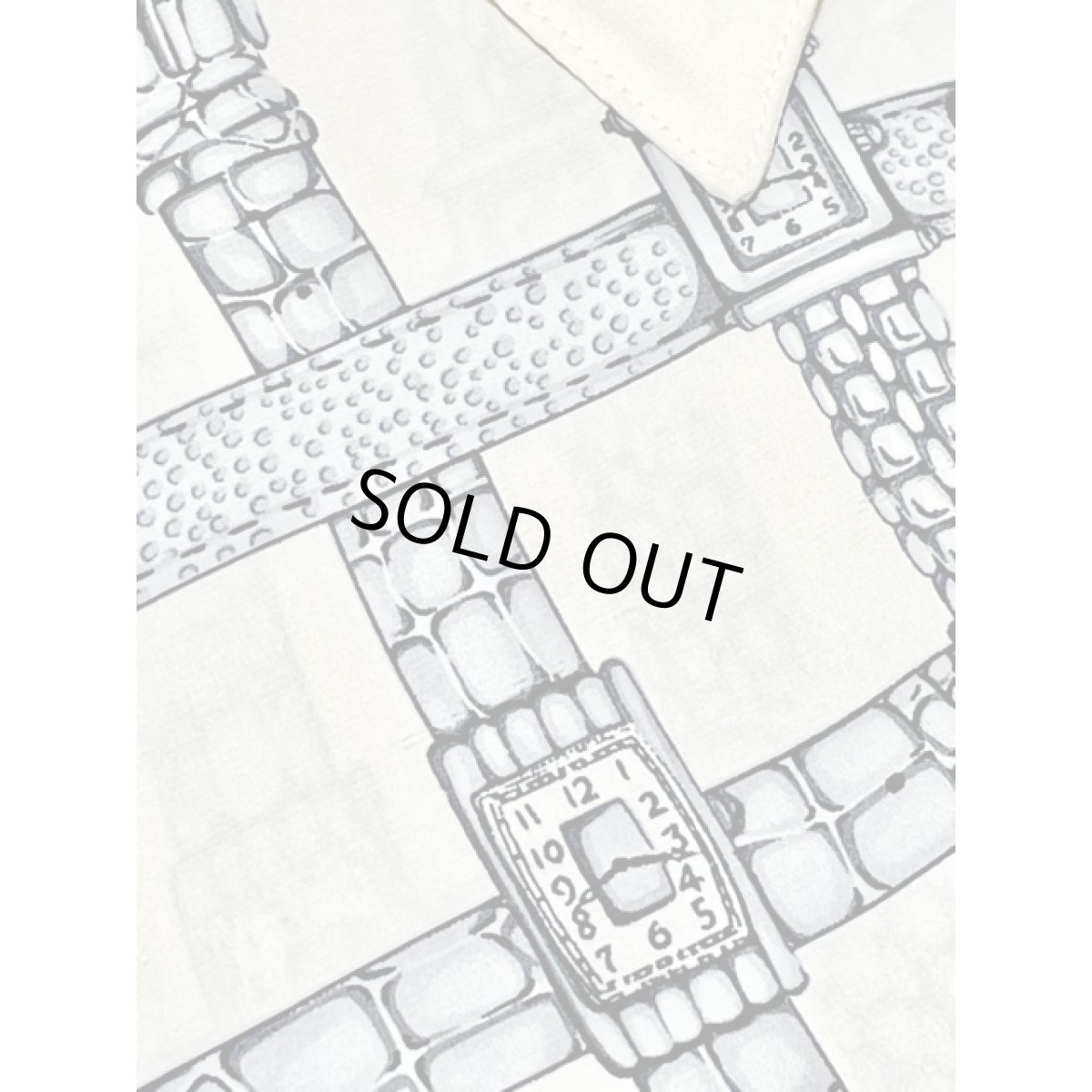 画像10: スカーフ柄 シャツ アメリカ古着 レトロ ヴィンテージブラウス (10)