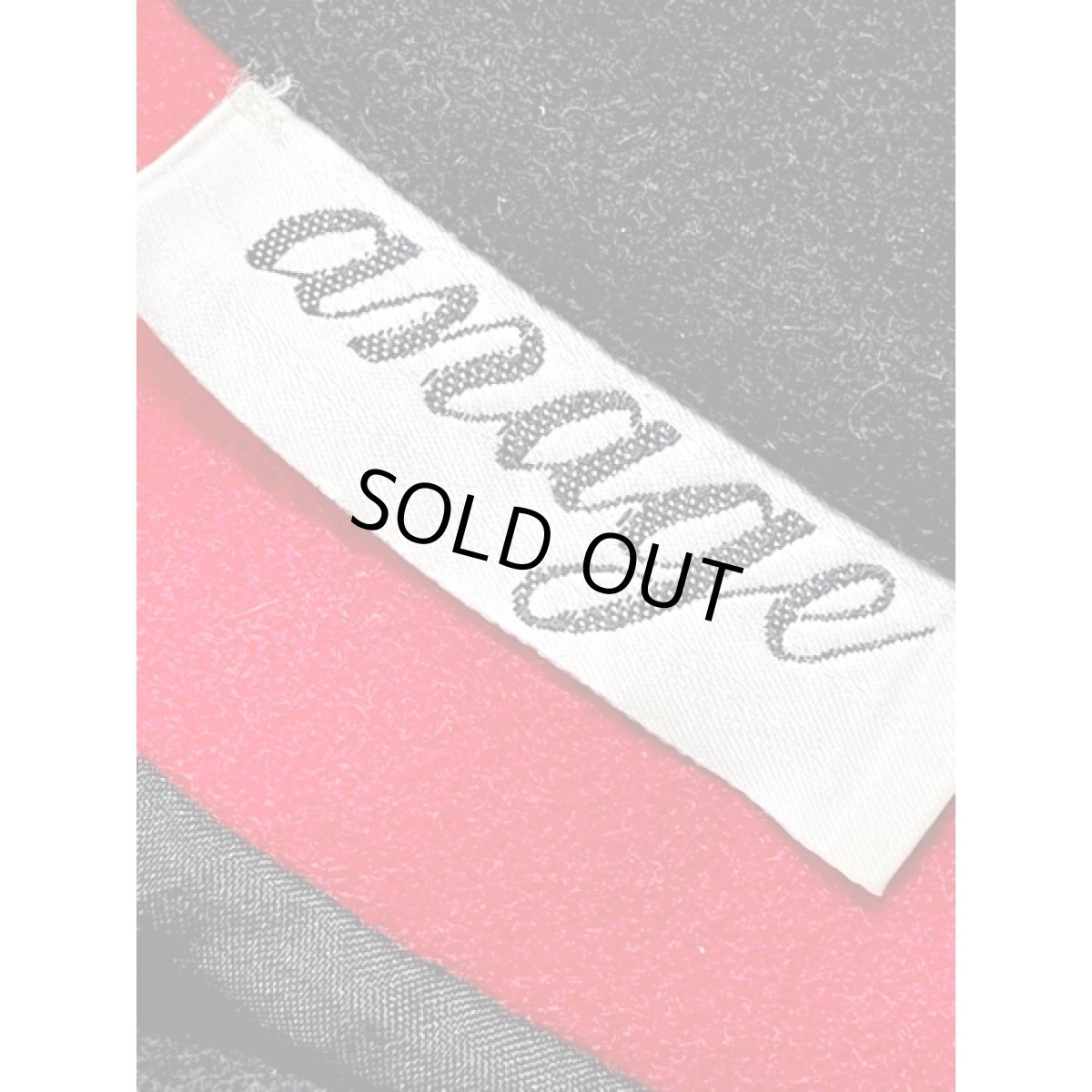 画像21: 風景模様パッチ 織り模様 レッド ブラック レトロ India古着 ヴィンテージコート (21)