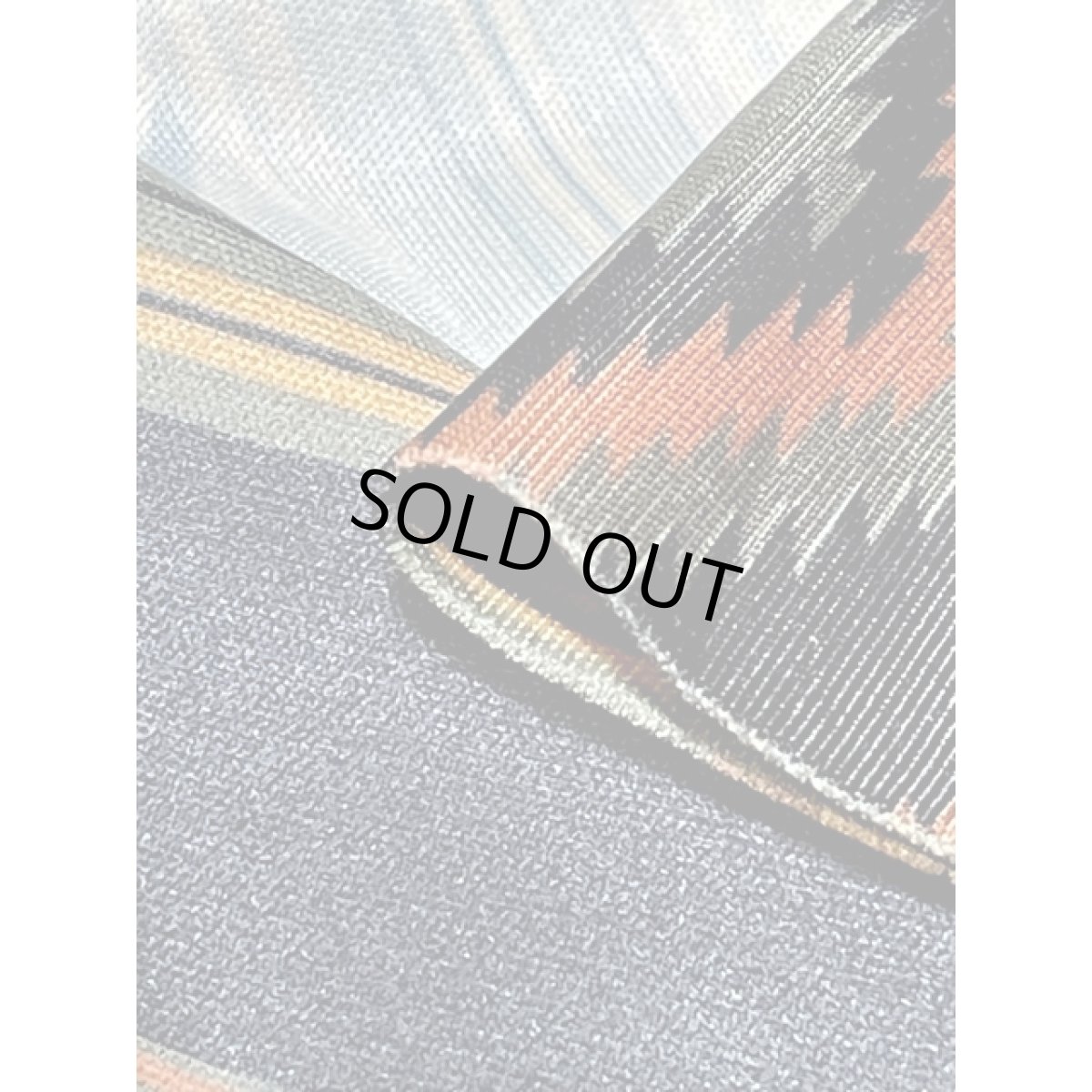 画像12: チマヨ柄 羽織り フォークロア アメリカ古着 長袖 レトロ ヴィンテージトップス (12)