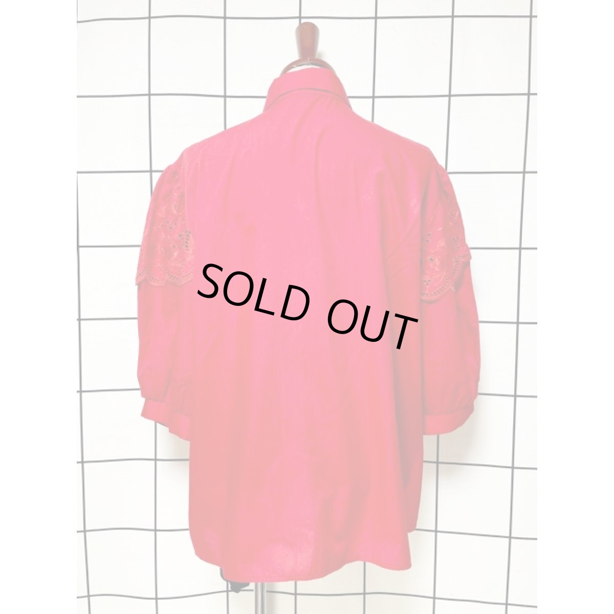 画像2: レース レッド 赤 ディアンドル チロルブラウス ドイツ民族衣装 舞台 演奏会 フォークダンス オクトーバーフェスト (2)