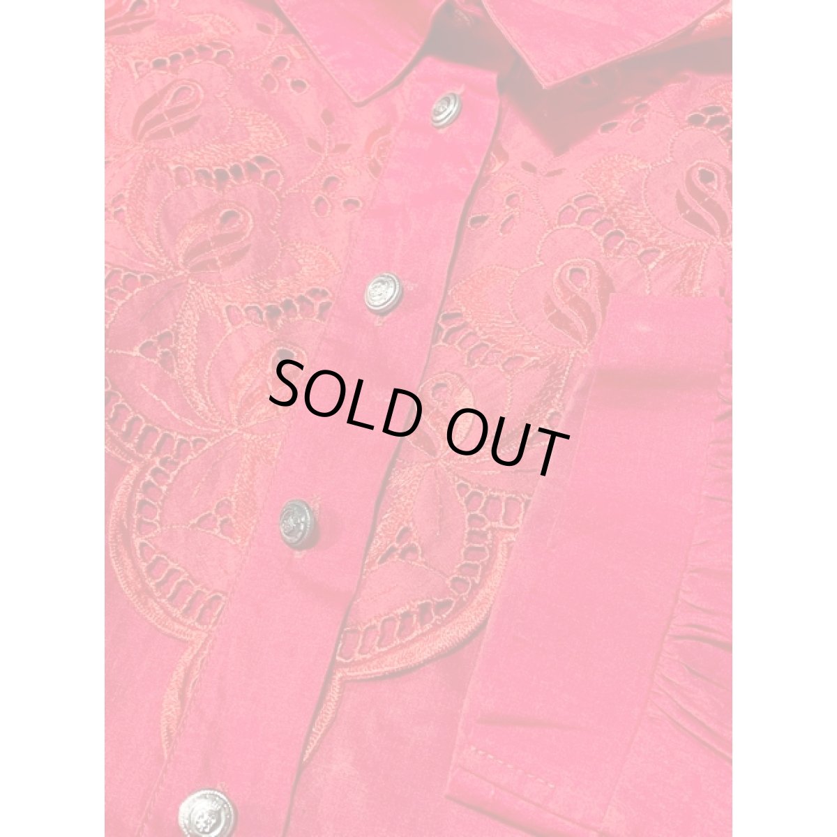 画像8: レース レッド 赤 ディアンドル チロルブラウス ドイツ民族衣装 舞台 演奏会 フォークダンス オクトーバーフェスト (8)