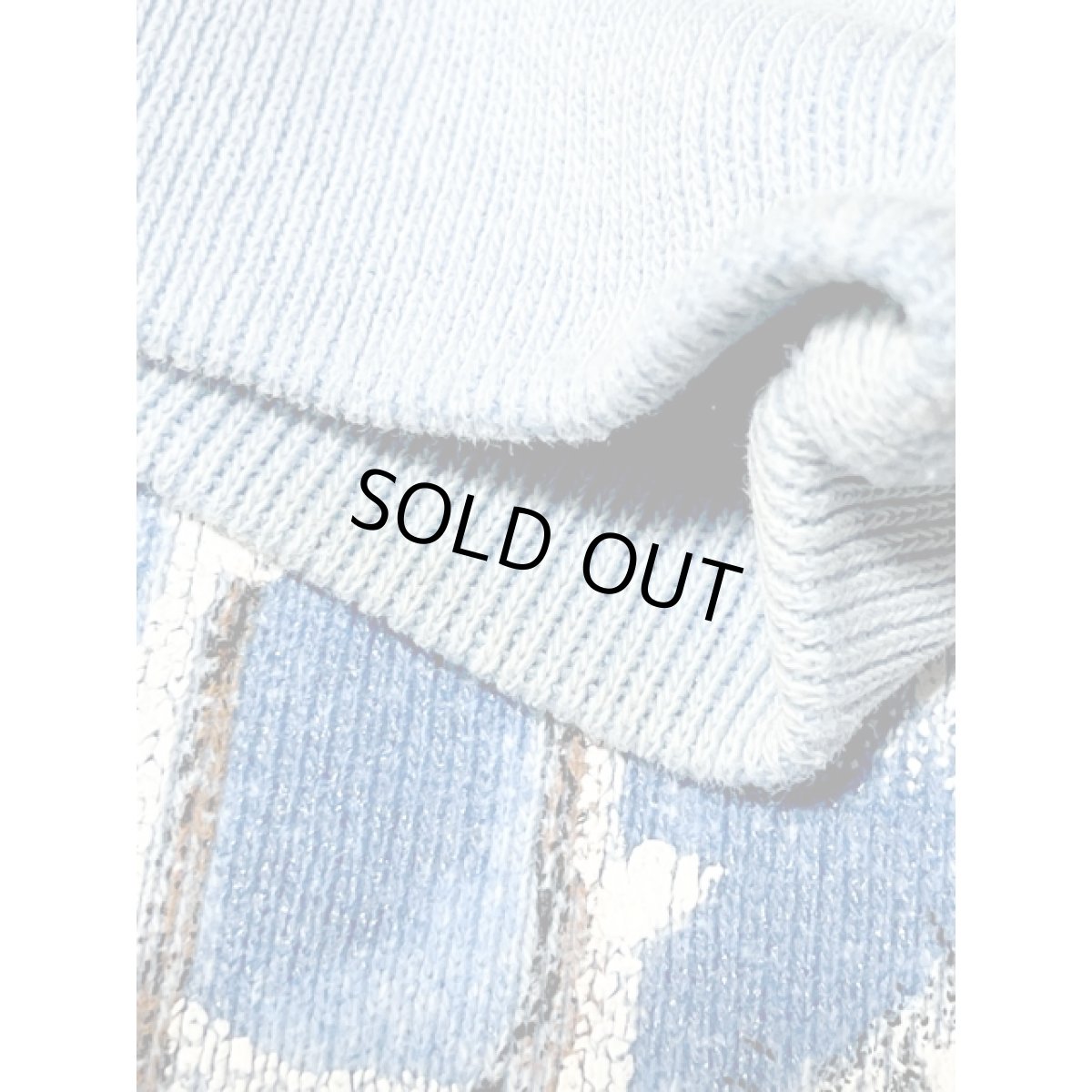 画像18: うさぎ ラビット 雪景色 ライトブルー レトロ アメリカ古着 ヴィンテージスウェット  (18)