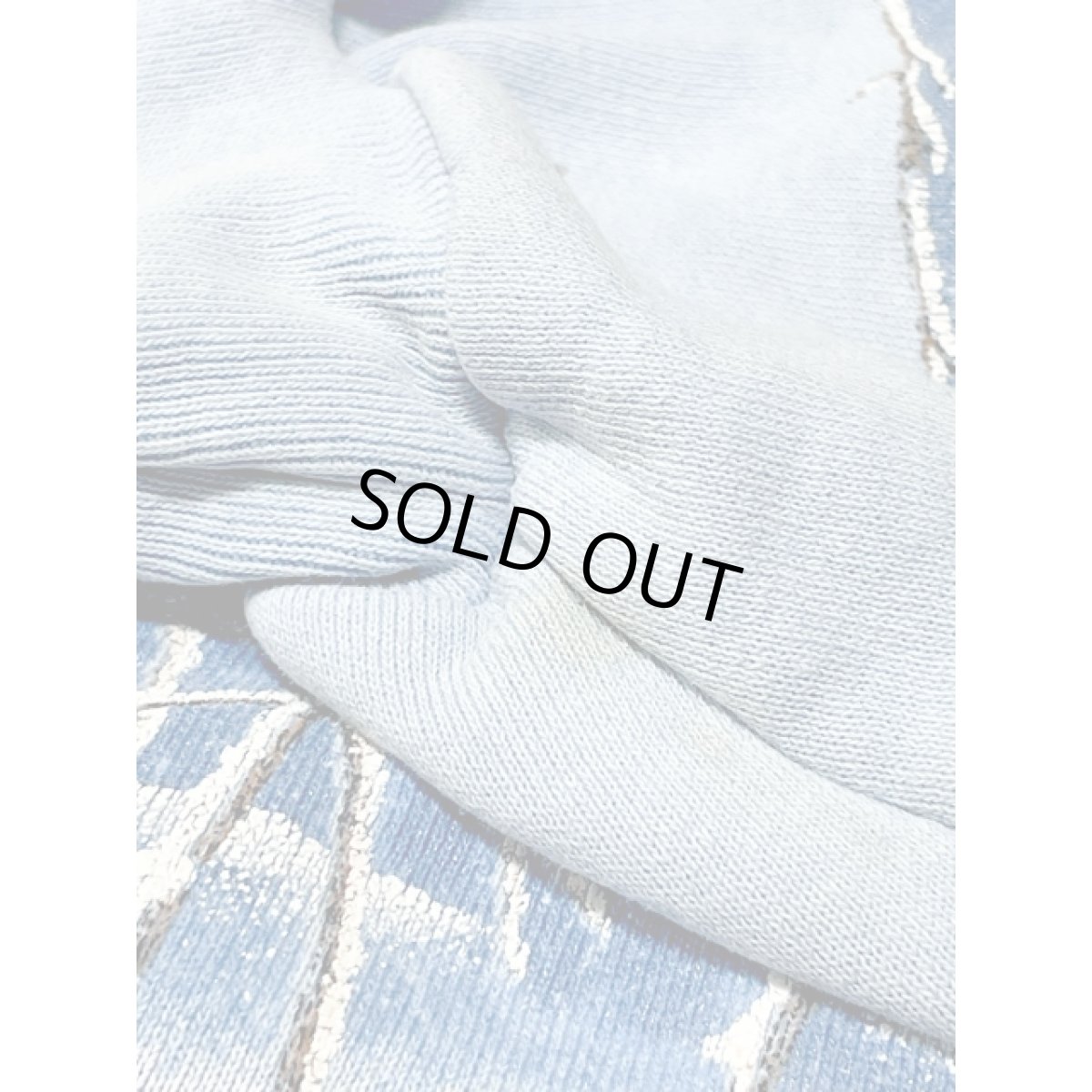 画像17: うさぎ ラビット 雪景色 ライトブルー レトロ アメリカ古着 ヴィンテージスウェット  (17)