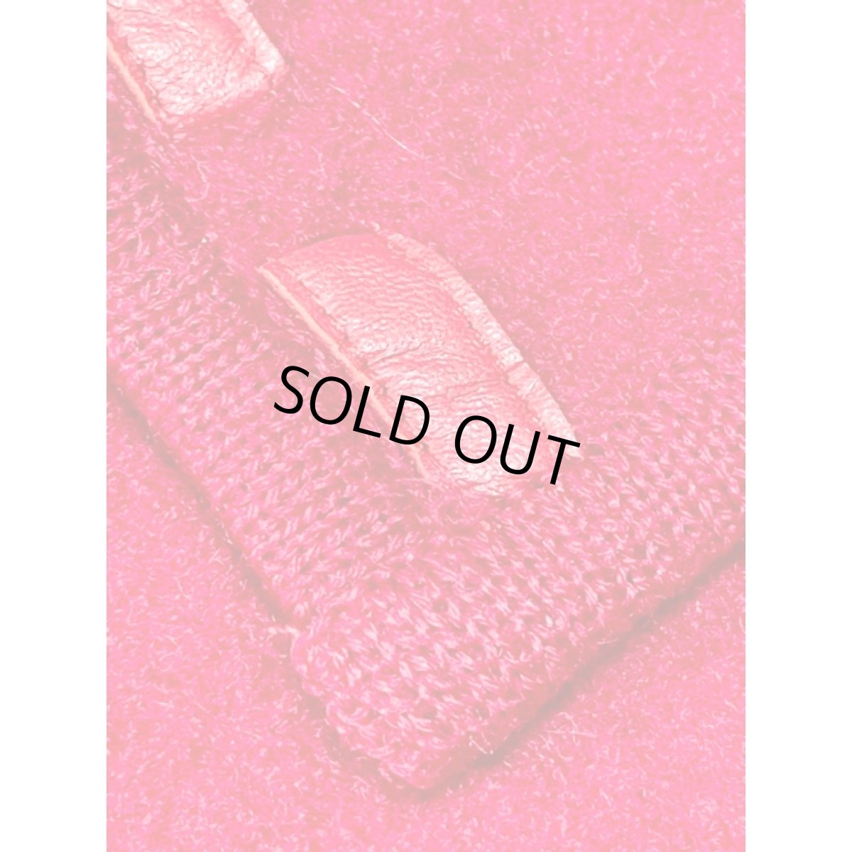 画像12: レザー装飾 レッド 赤 レトロ アメリカ古着 ヴィンテージジャケット (12)