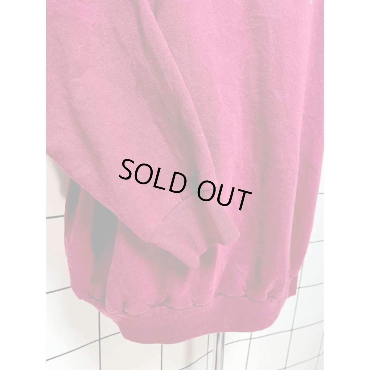 画像8: 犬 ドッグ チェック 刺繍 レトロ Mexico 古着 ヴィンテージスウェット (8)