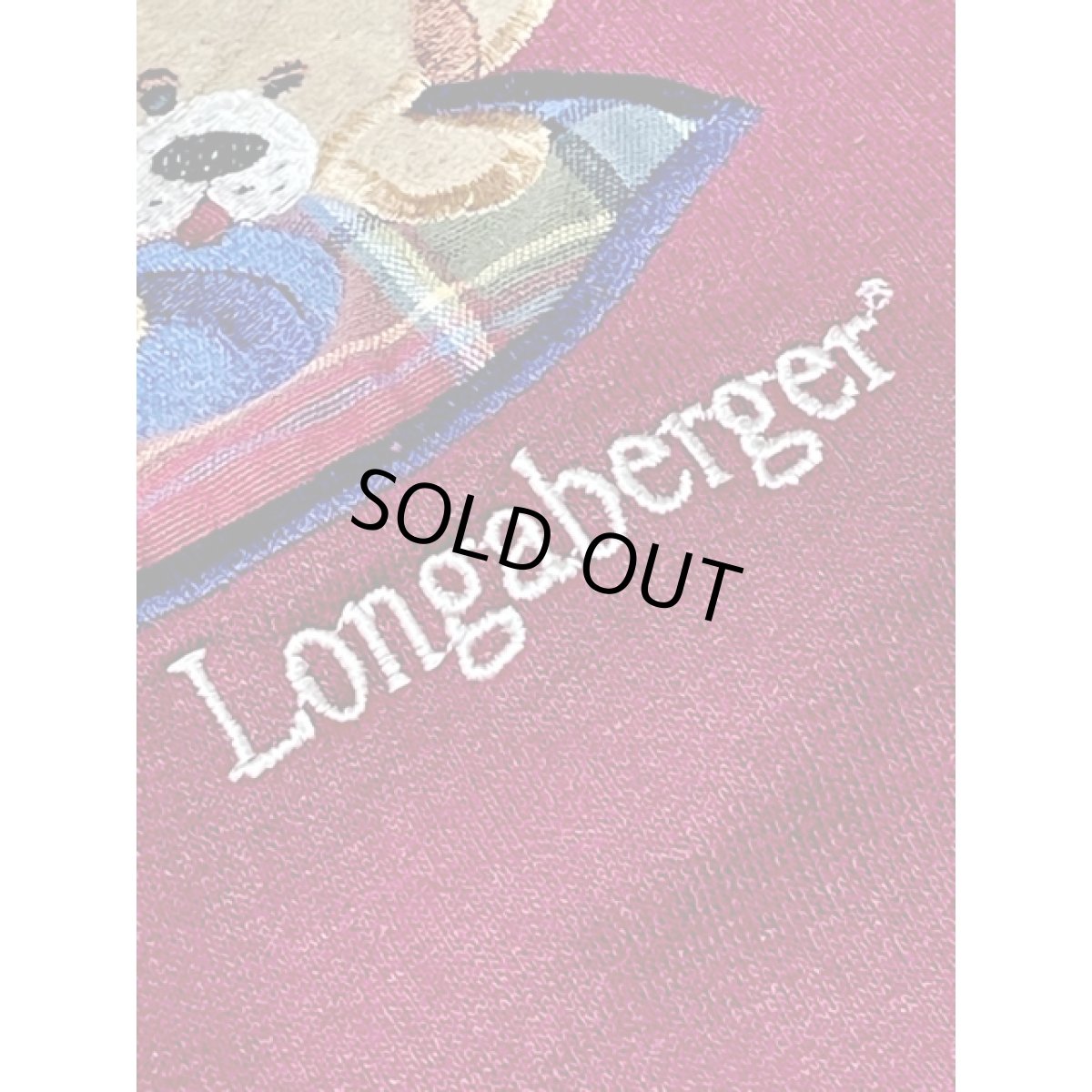 画像13: 犬 ドッグ チェック 刺繍 レトロ Mexico 古着 ヴィンテージスウェット (13)