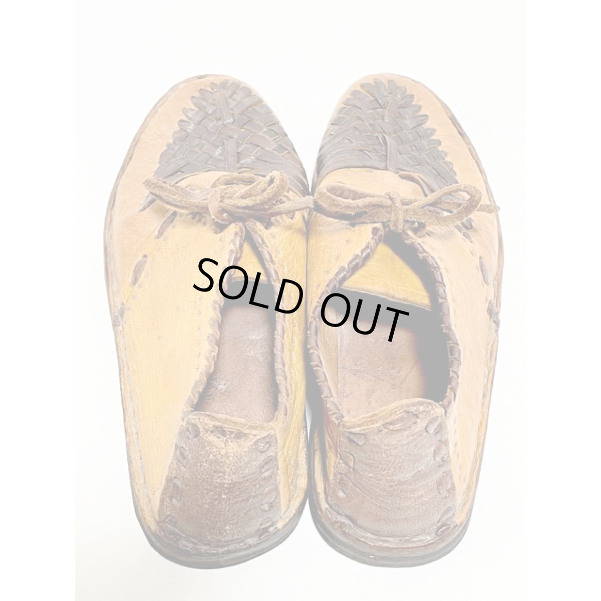 画像3: レザー 編み上げ レトロ 古着 靴 ヴィンテージシューズ (3)