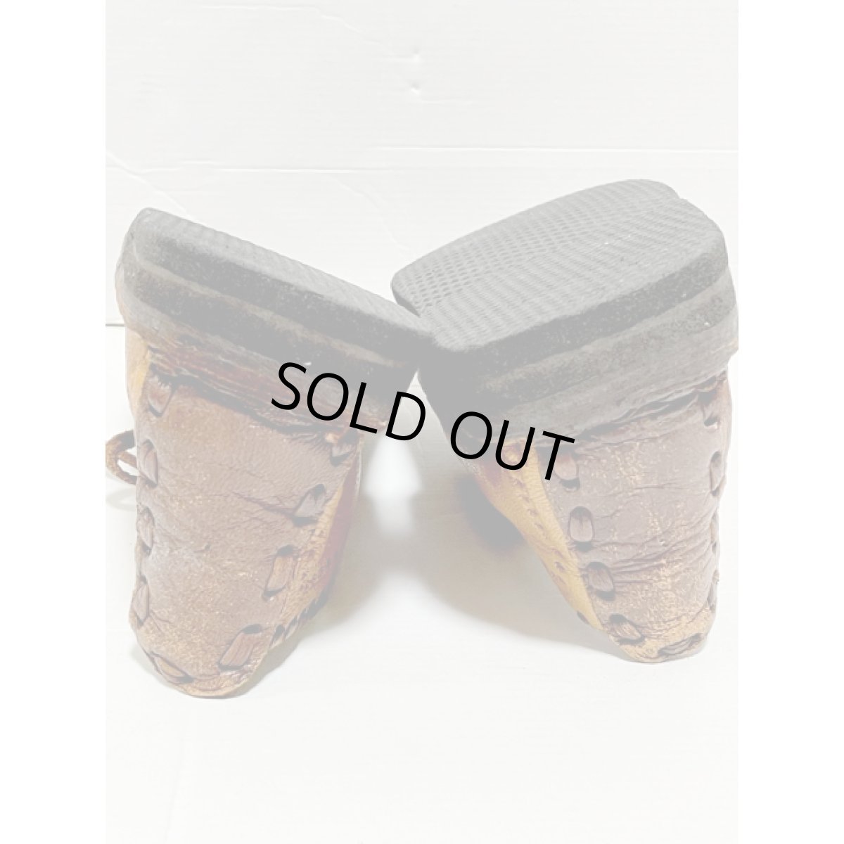 画像11: レザー 編み上げ レトロ 古着 靴 ヴィンテージシューズ (11)