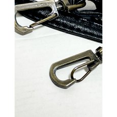 画像16: 2Way 本革レザー ブラック レディース レトロ古着 ヴィンテージ ショルダー 鞄 バッグ (16)