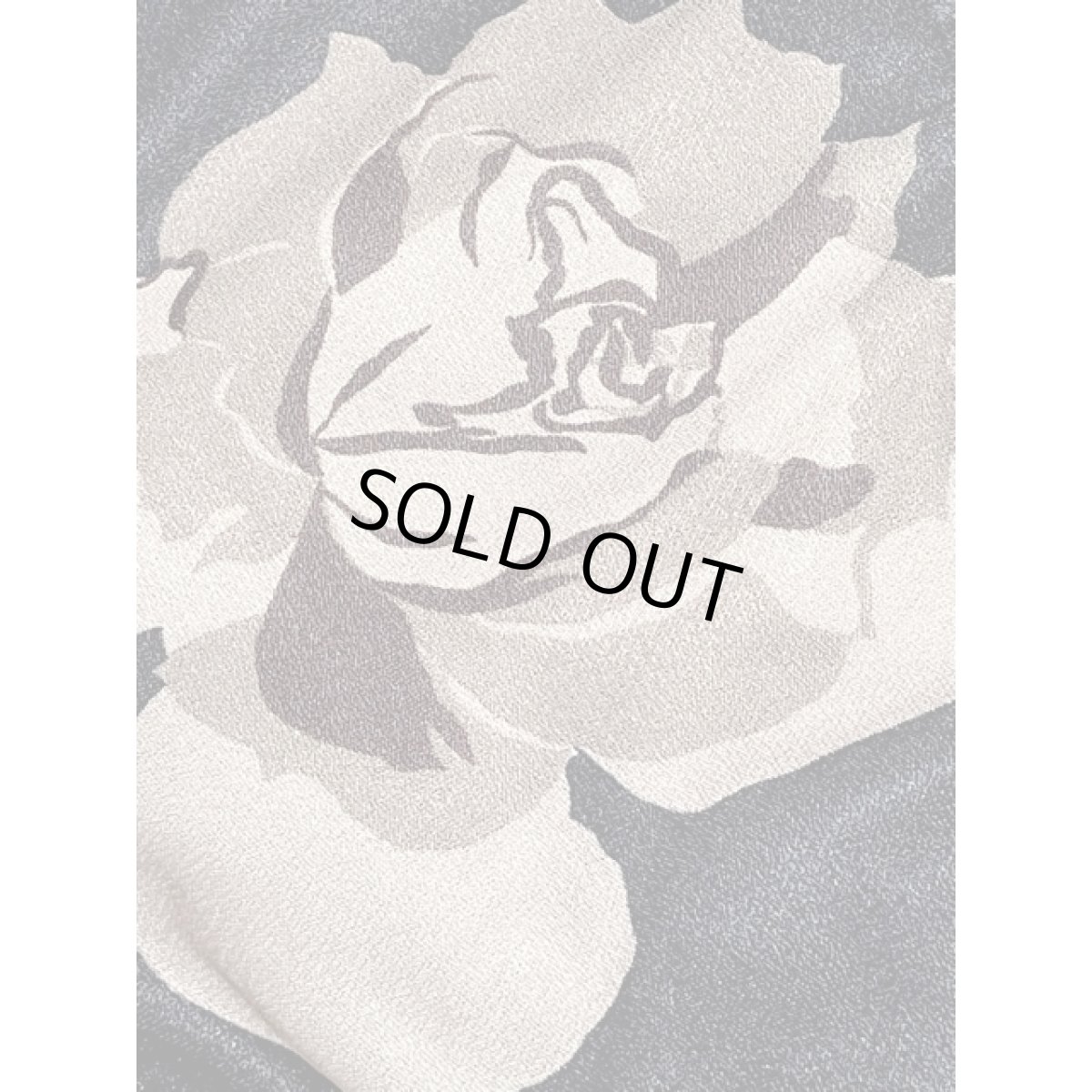 画像10: 大胆な花柄 襟切り替え ブラック 黒 ウエストゴム レトロ アメリカ古着 ヴィンテージワンピース (10)