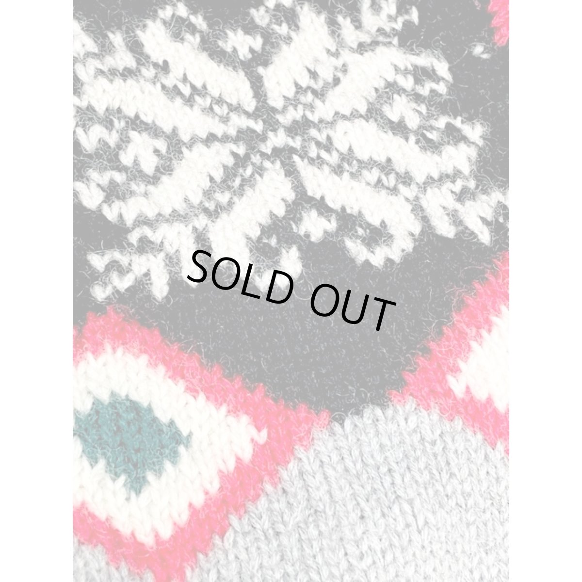 画像11: Talbots タルボット スキージャンプ 雪の結晶編み チェック レトロ アメリカ古着 ヴィンテージニットセーター (11)