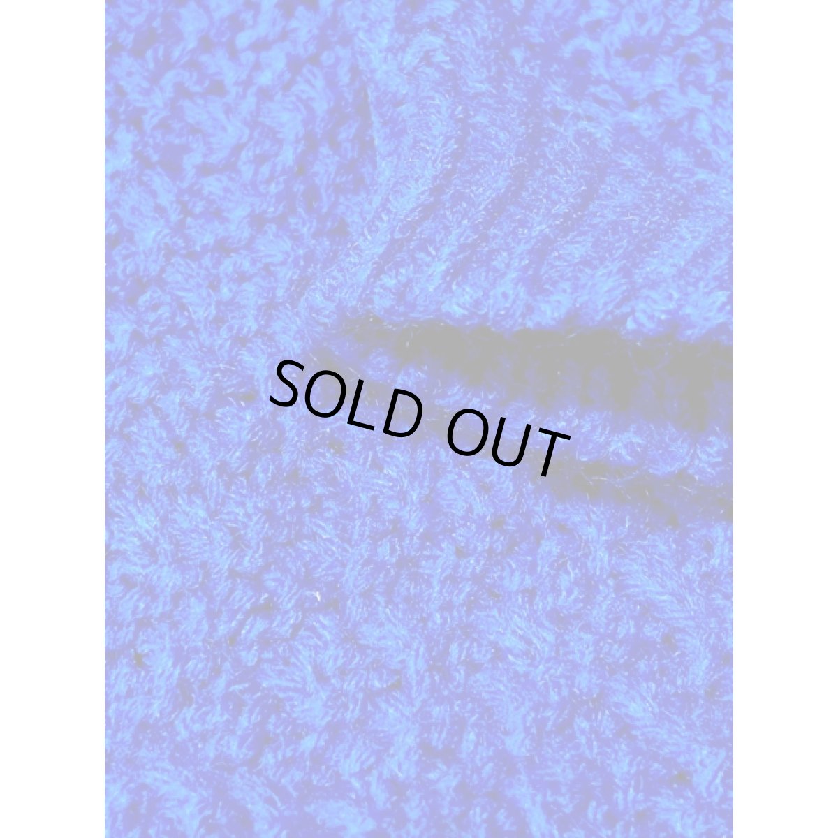 画像9: ブルー 無地 プルオーバー レトロ アメリカ古着 ヴィンテージニットセーター (9)