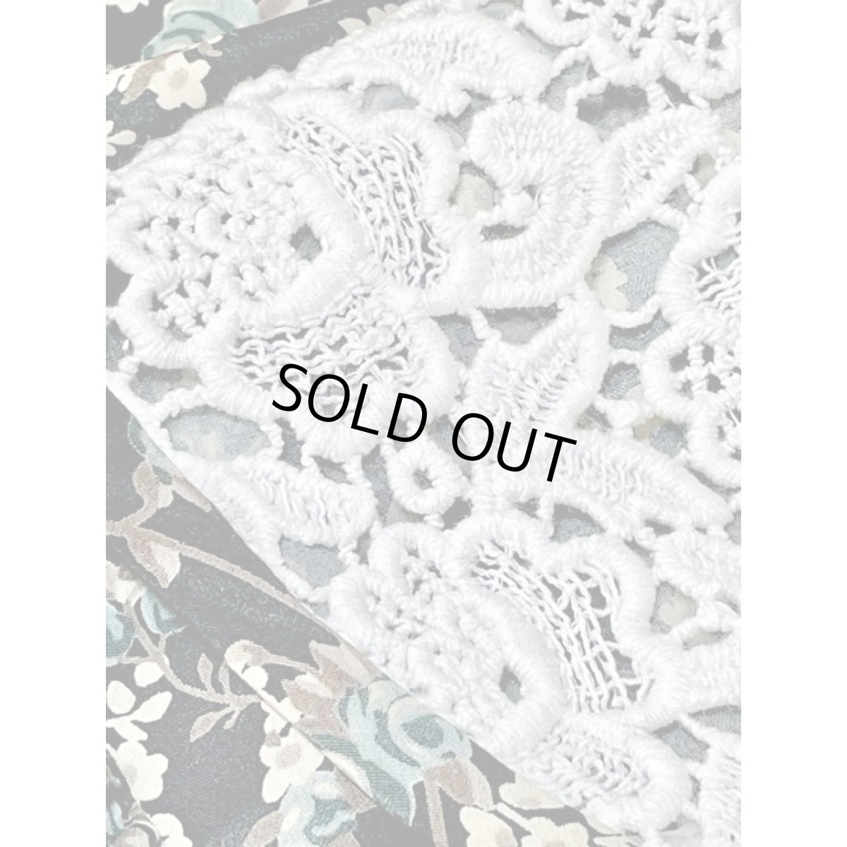 画像12: 花柄 レース襟 前開き レトロ アメリカ古着 ヴィンテージワンピース (12)