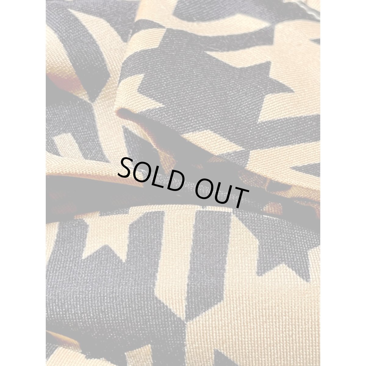 画像10: リボンタイ付 千鳥格子模様 レトロ アメリカ古着 シャツ ヴィンテージブラウス (10)