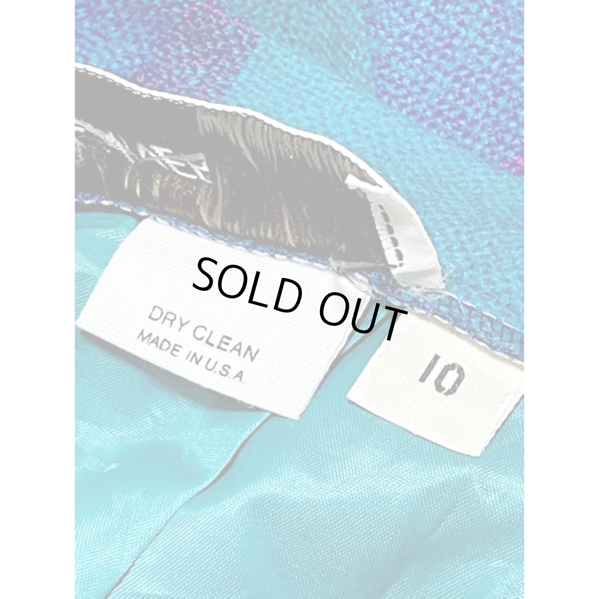 画像11: チェック柄 ウール レトロ アメリカ古着 ヴィンテージスカート (11)