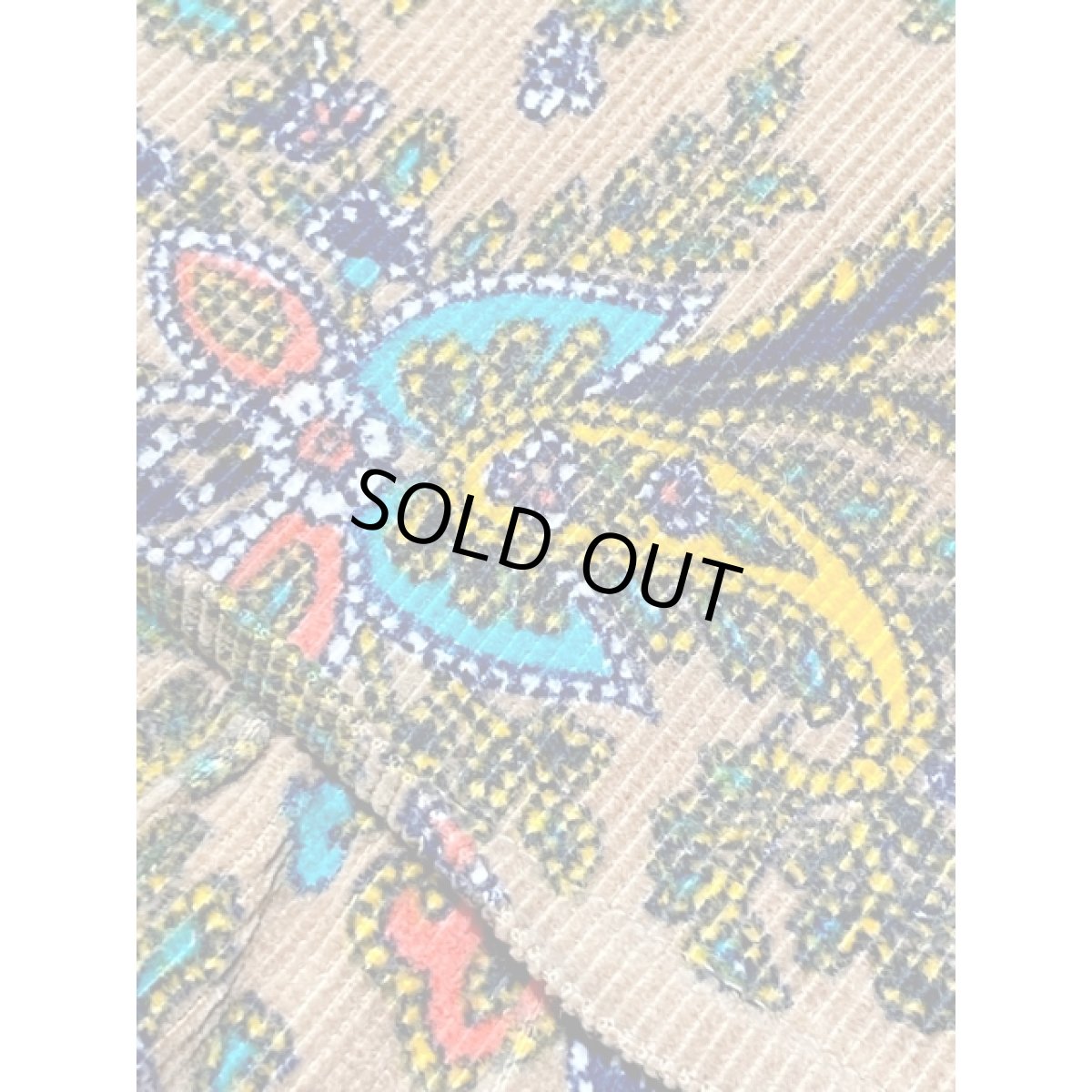 画像10: コーデュロイ ティアード ペイズリー 暖か レトロ アメリカ古着 ヴィンテージロングスカート (10)