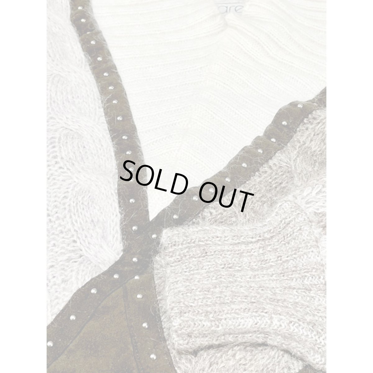 画像8: Italy製 スタッズ モヘア アンゴラ レトロ ヨーロッパ古着 ヴィンテージニットセーター (8)