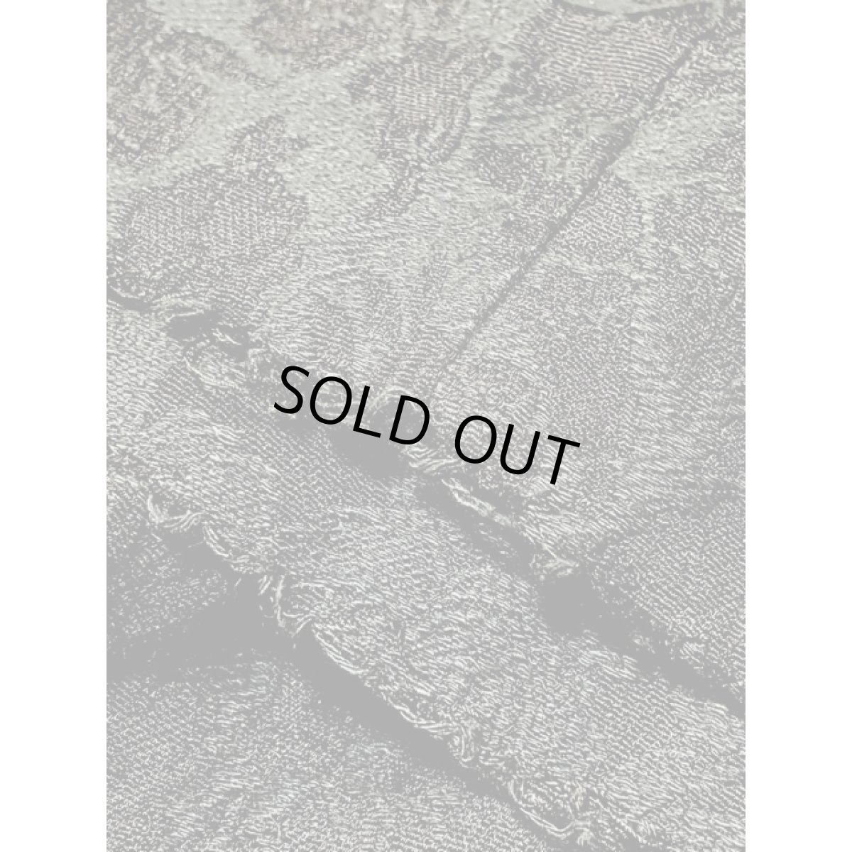 画像9: 大人クラシカル 凹凸花模様織り ブラック 長袖 レトロ ヨーロッパ古着 ヴィンテージドレス (9)