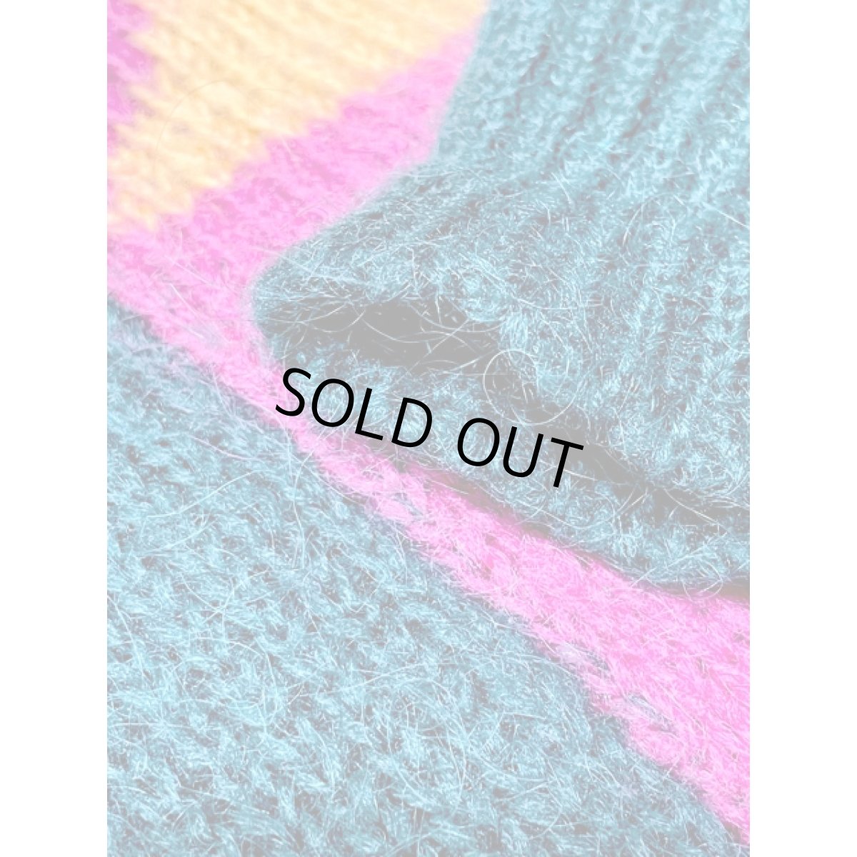 画像10: クレイジーカラー オーバーサイズコーデにも カラフル レトロ アメリカ古着 ヴィンテージニットセーター (10)