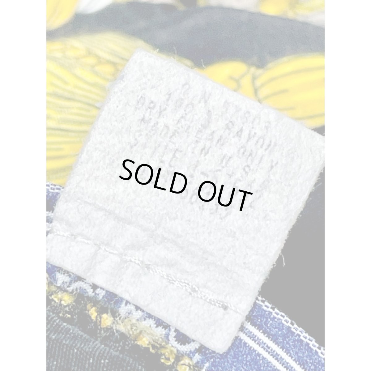 画像12: スカーフ柄 ブラック ウエストゴム レトロ 古着 ヴィンテージスカート (12)