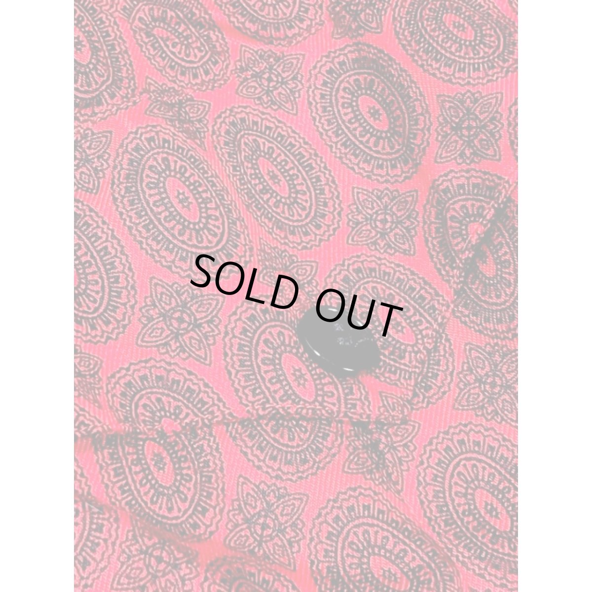 画像11: 前開き 総柄 ウエストゴム 長袖 レトロ USA古着 ヴィンテージシャツワンピース (11)