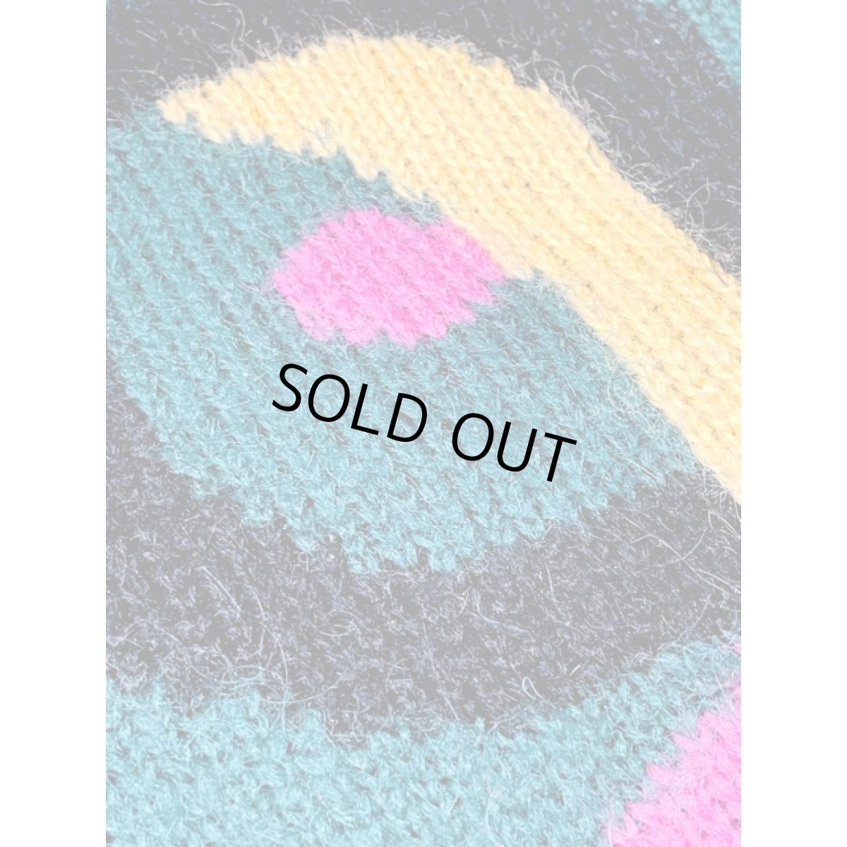 画像9: クレイジーカラー オーバーサイズコーデにも カラフル レトロ アメリカ古着 ヴィンテージニットセーター (9)