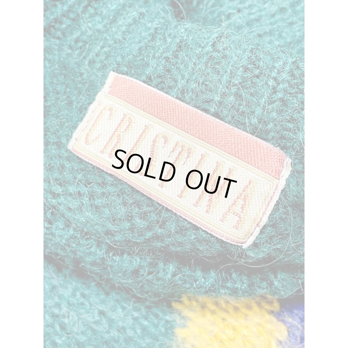 画像11: クレイジーカラー オーバーサイズコーデにも カラフル レトロ アメリカ古着 ヴィンテージニットセーター (11)