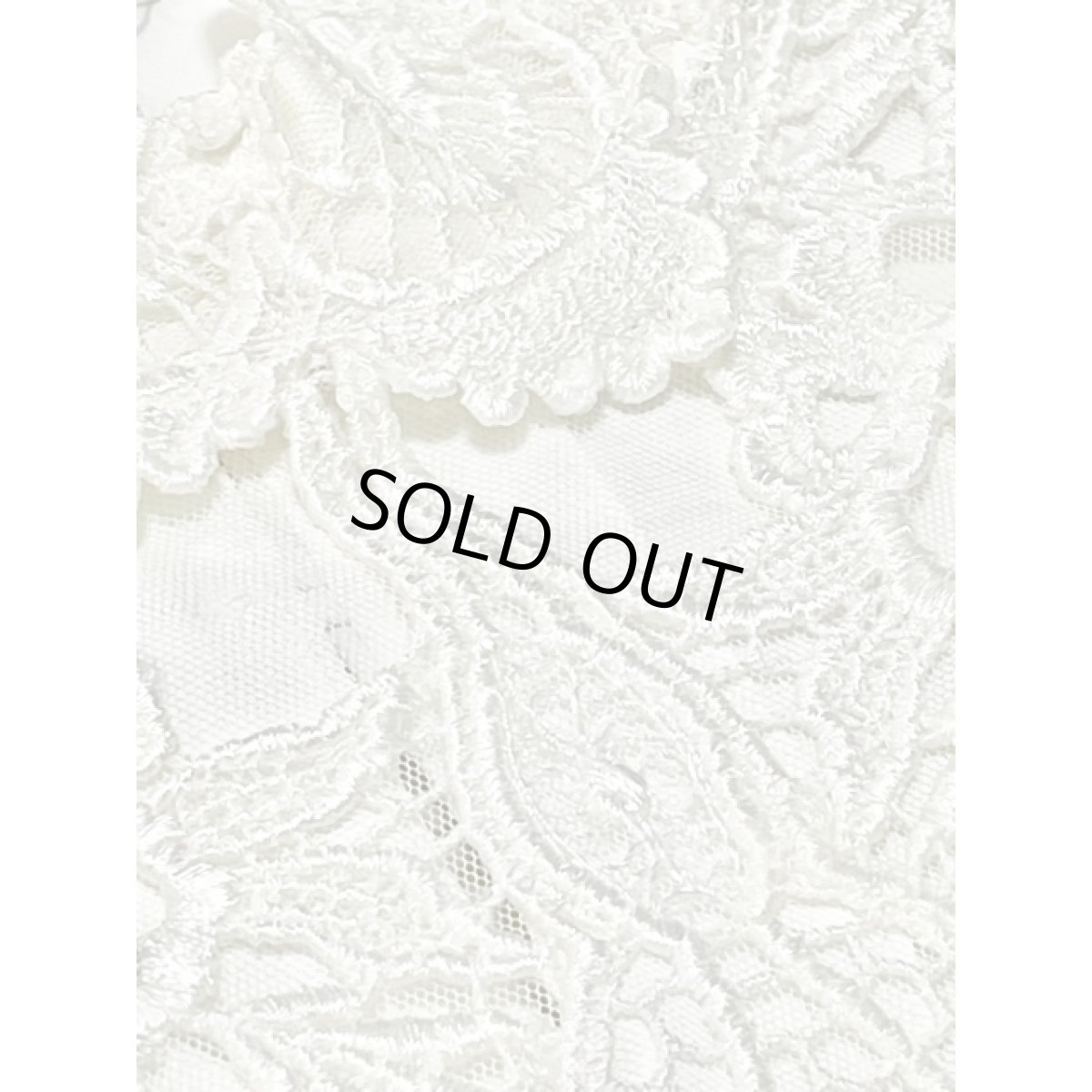 画像11: レース襟 フロントタック プルオーバー レトロクラシカル USA古着 シャツ ヴィンテージトップス (11)