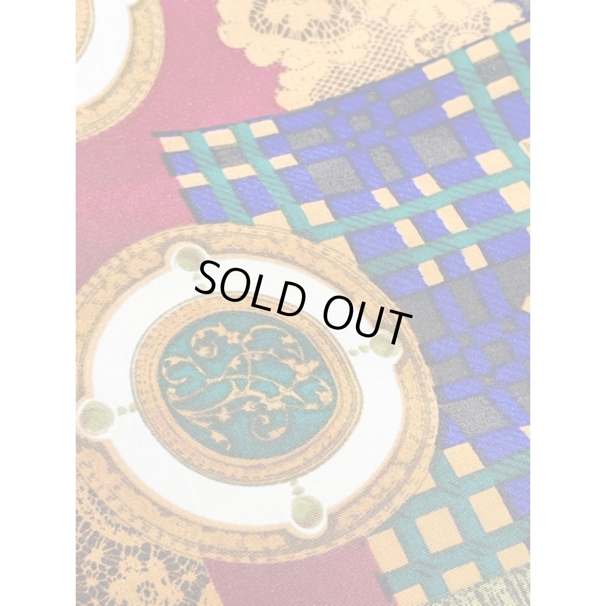 画像8: マルチ柄 チェック 風景柄 オーバーサイズコーデにも レトロ Mexico 古着 長袖 シャツ ヴィンテージブラウス (8)