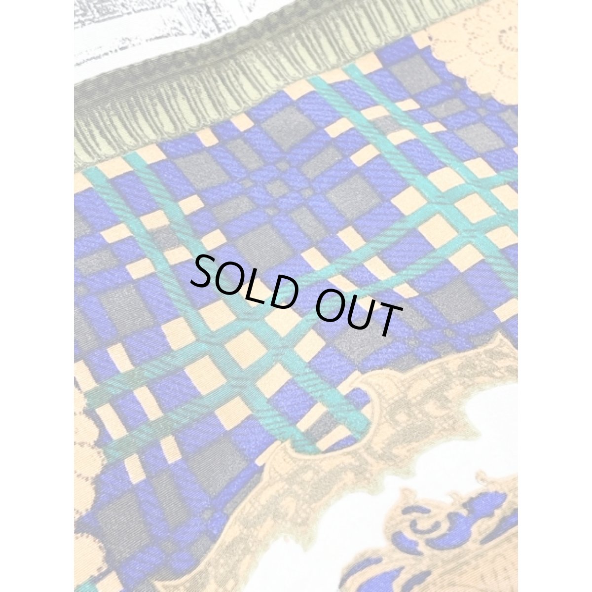 画像11: マルチ柄 チェック 風景柄 オーバーサイズコーデにも レトロ Mexico 古着 長袖 シャツ ヴィンテージブラウス (11)