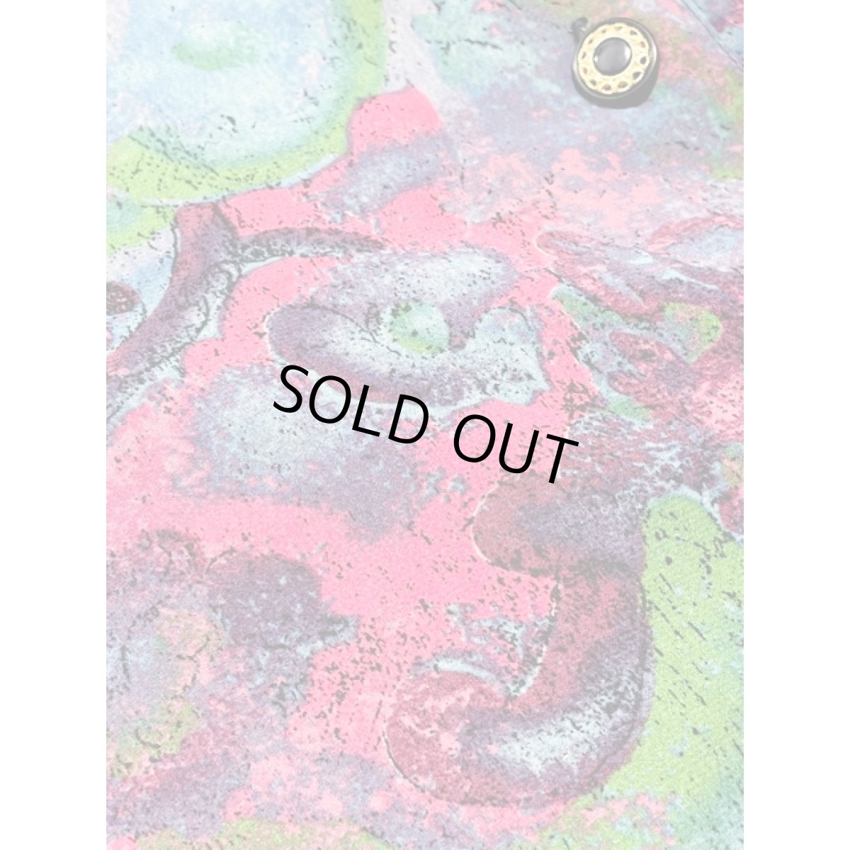 画像10: アート柄 オーバーサイズコーデにも レトロ ヨーロッパ古着 長袖 シャツ ヴィンテージブラウス (10)