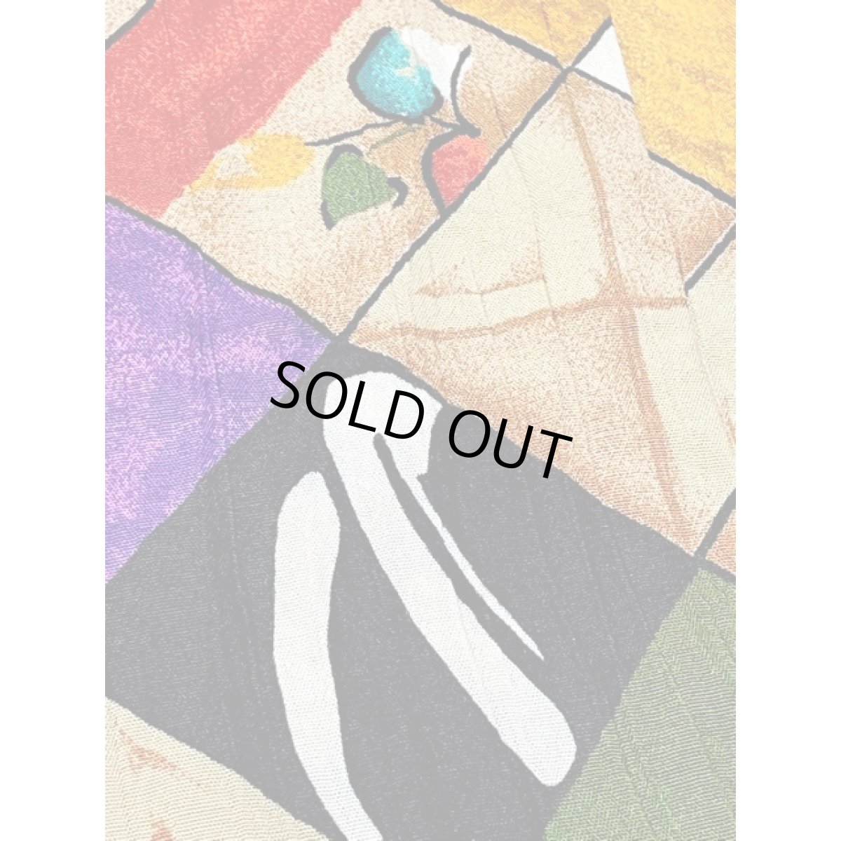 画像14: カラフル アート柄 ウエストゴム レトロ アメリカ古着 ヴィンテージロングスカート (14)