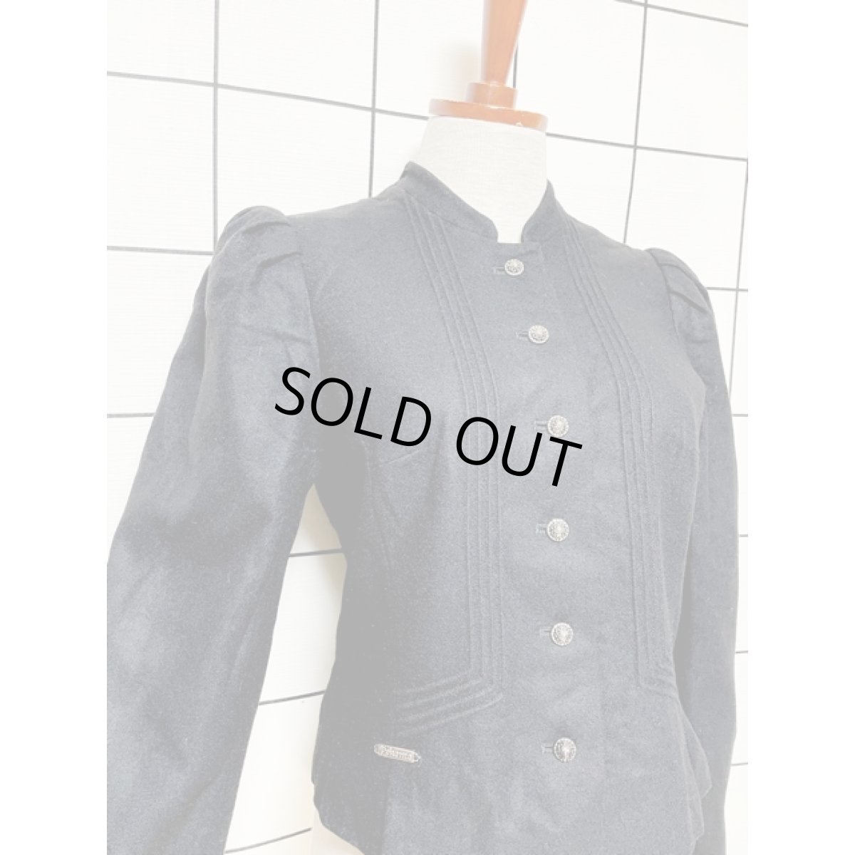 画像6: オーストリア製 Austria チロルジャケット パフスリーブ クラシカル ブラック 無地  ディアンドル ドイツ民族衣装 オクトーバーフェスト (6)