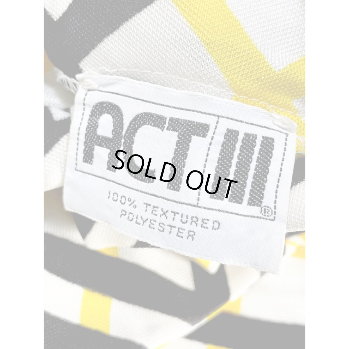 画像13: 大きなリボンタイ付 チェック UNIONMADE レトロ USA古着 シャツ ヴィンテージトップス (13)