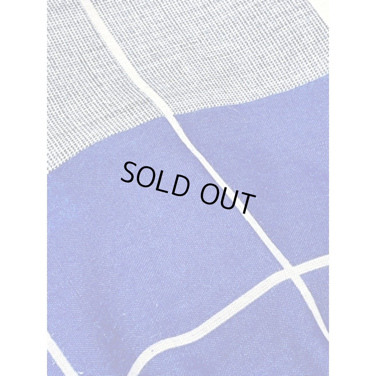 画像12: チェック ブルー ホワイト ウエストゴム レトロ USA古着 ヴィンテージワンピース (12)