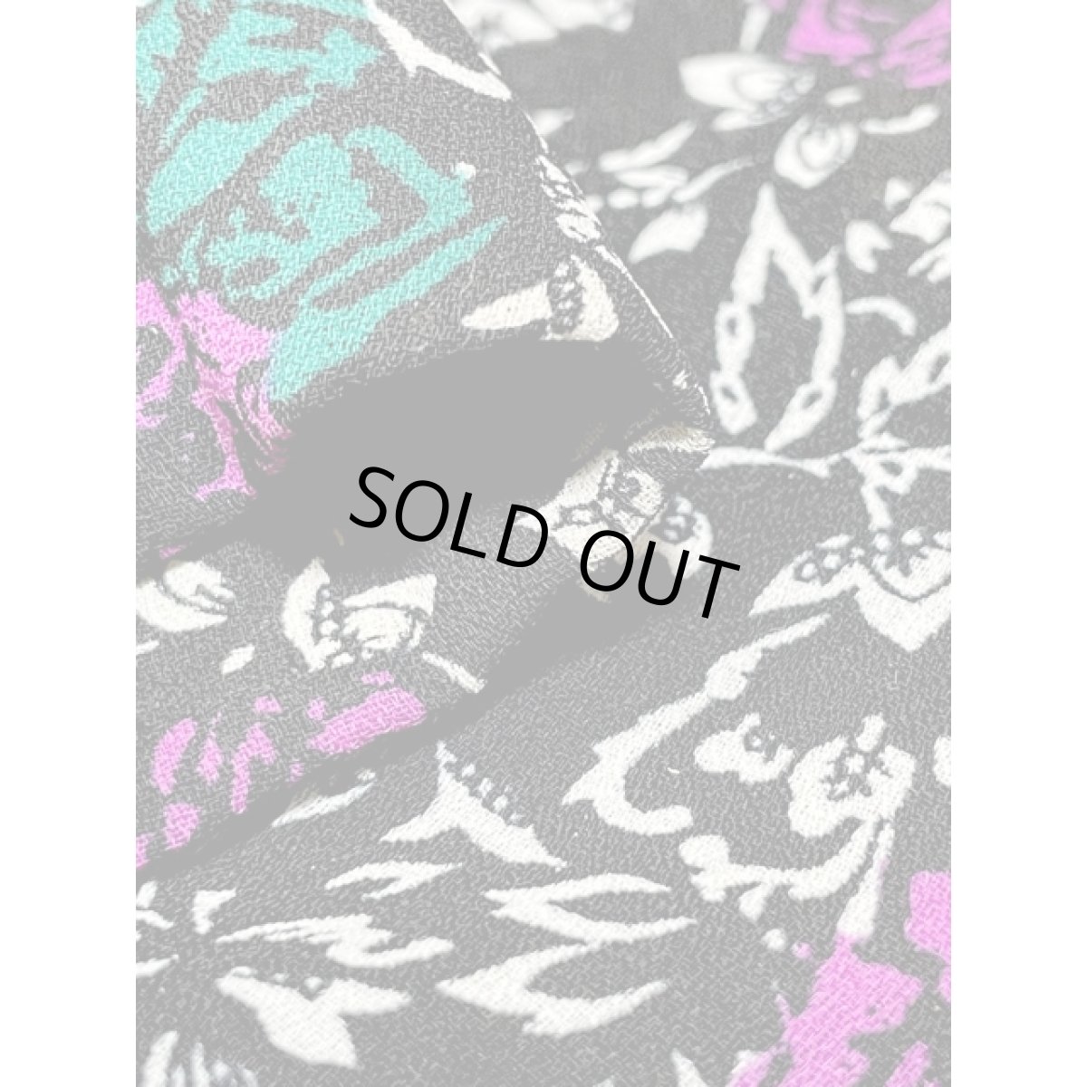 画像13: 花柄 プリーツ切り替え ティアード レトロ 長袖 USA古着 ヴィンテージワンピース  (13)