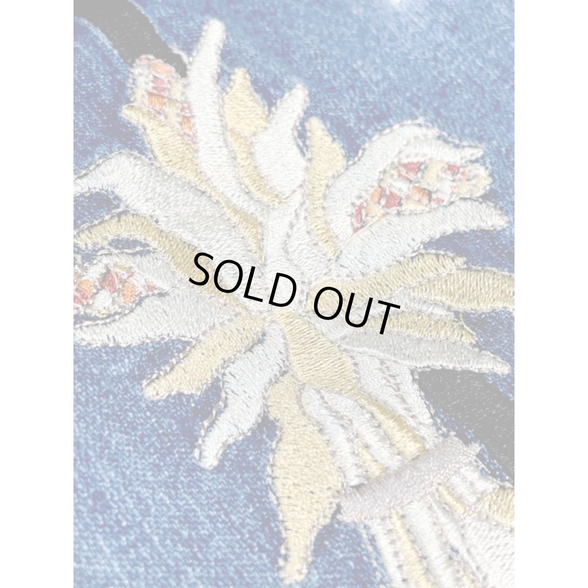 画像18: デニム 刺繍パッチ ノースリーブ レトロ USA古着 ヴィンテージワンピース (18)