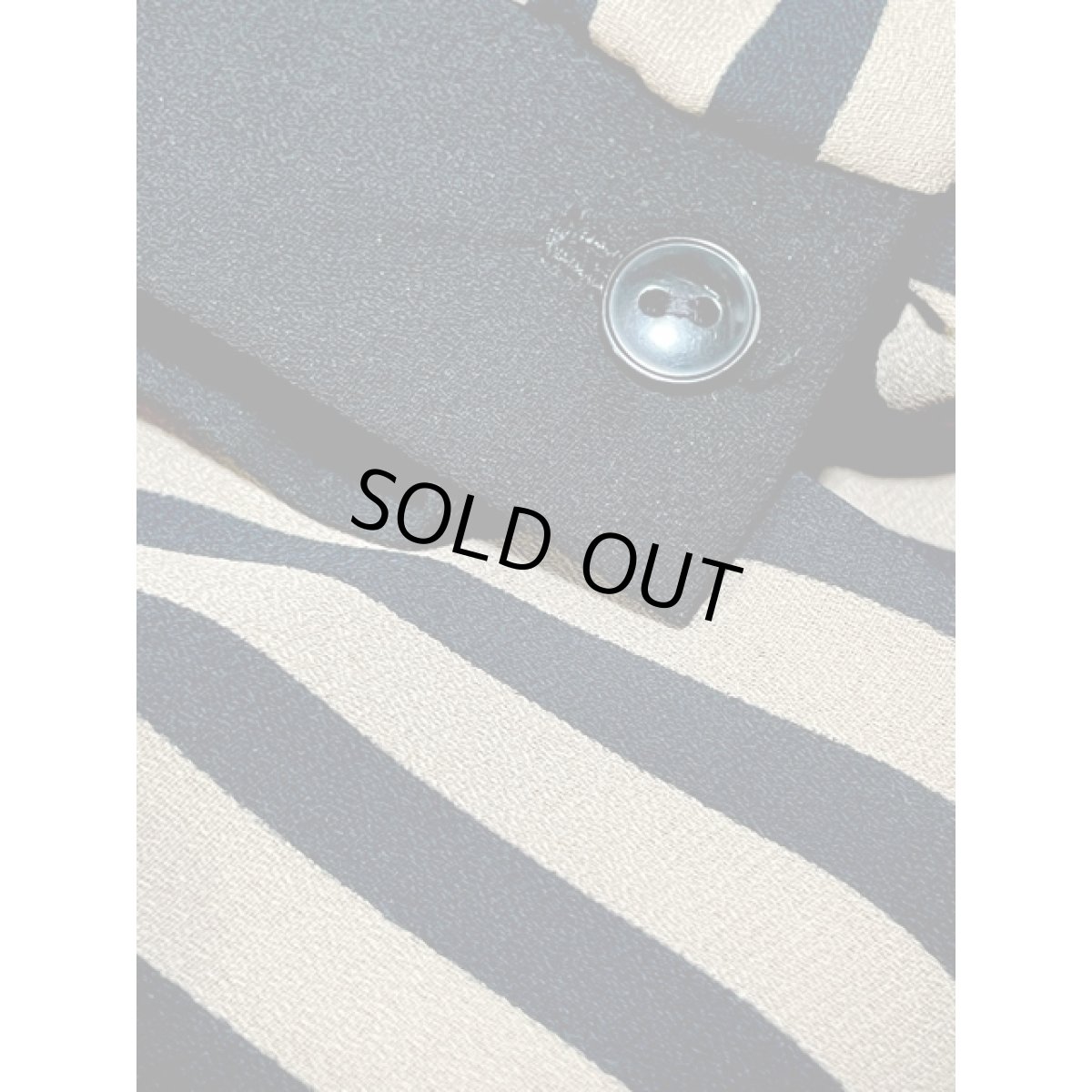 画像10: リボンタイ ゆったりシルエット ストライプ レトロ USA古着 ヴィンテージワンピース (10)