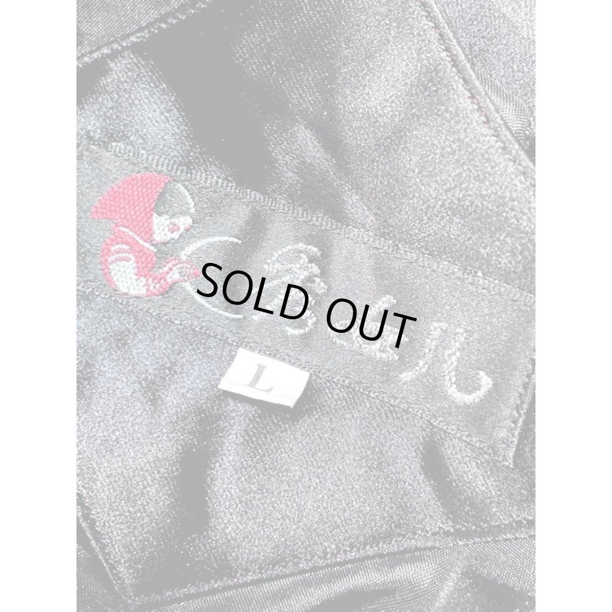 画像11: チャイナボタン 刺繍 ブラック レッド レトロ 古着 シャツ ヴィンテージチャイナブラウス (11)