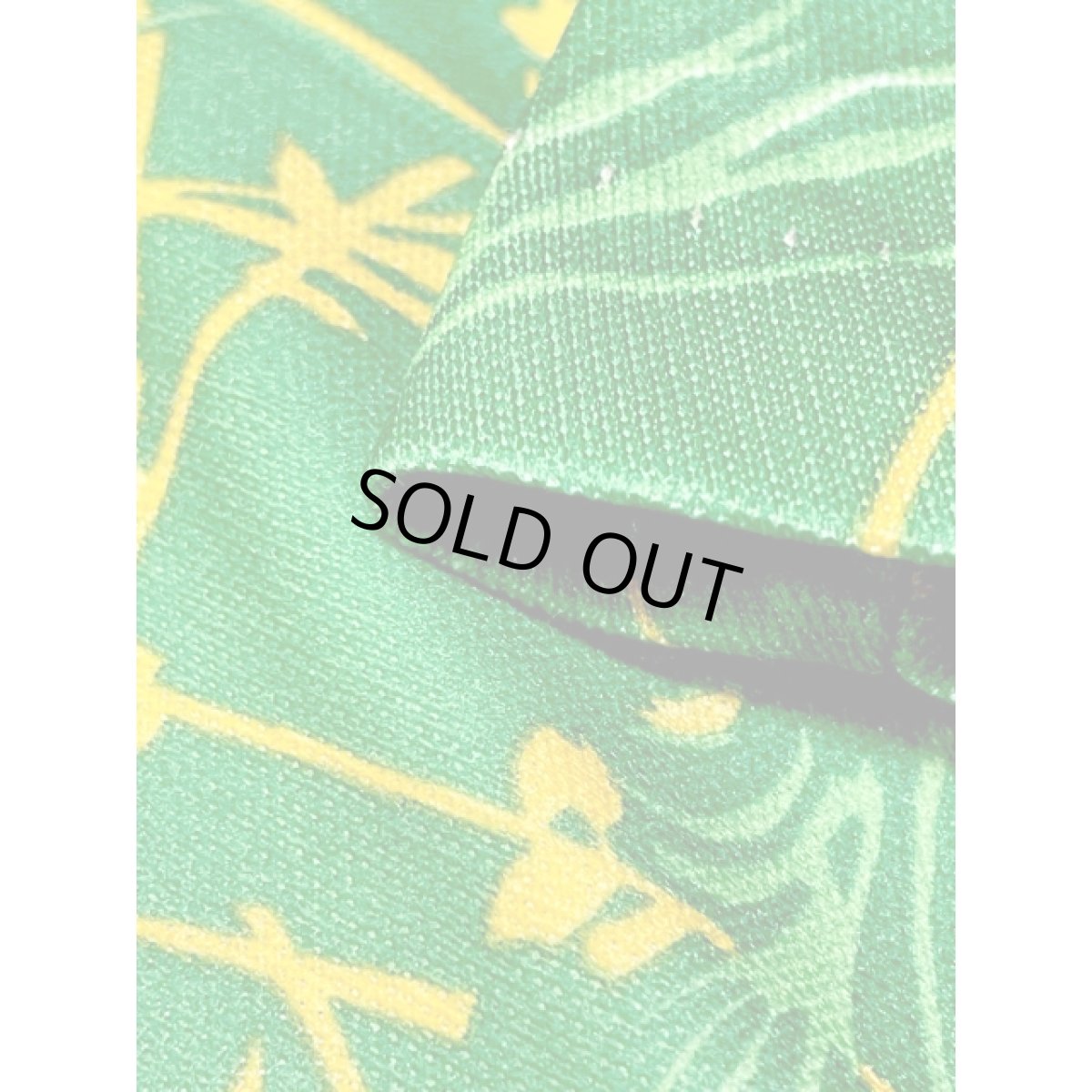 画像6: 花柄 グリーン イエロー ウエストゴム レトロ USA古着 ヴィンテージスカート (6)