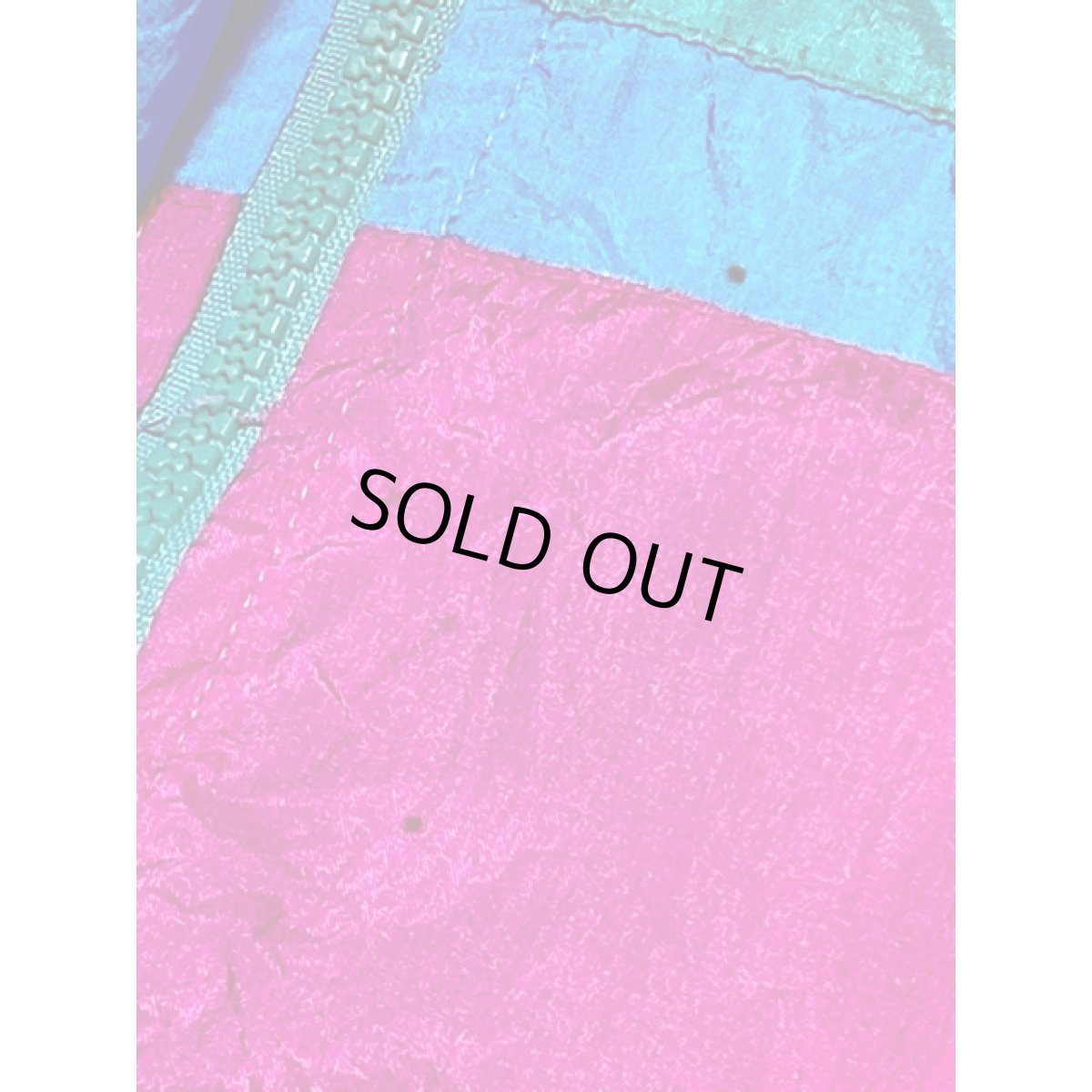 画像13: マルチカラー ジップアップ USA古着 ジャンパー ブルゾン ヴィンテージナイロンジャケット (13)