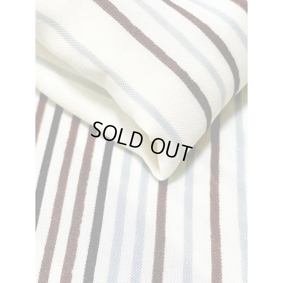 画像10: ストライプ UNIONMADE レトロ USA古着 長袖 シャツ ヴィンテージブラウス (10)